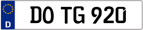 Truck License Plate